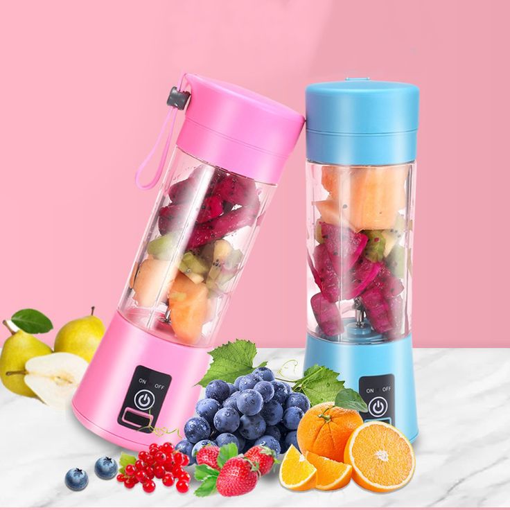 Portable Juice Blender Mixer Fruit Electric Smoothie Maker