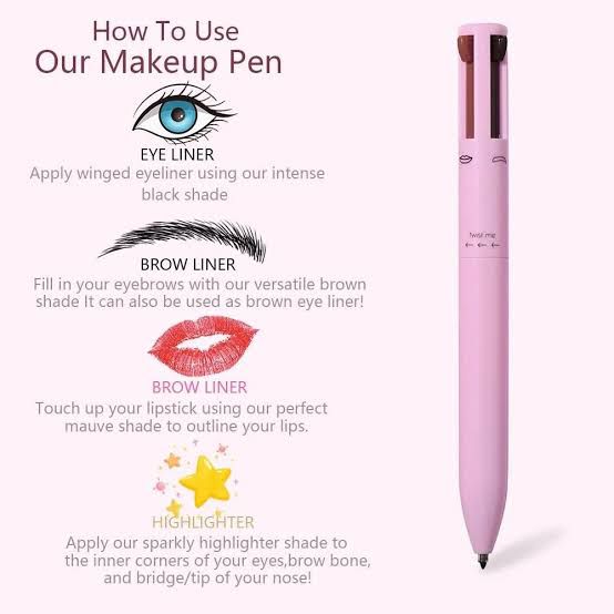 Makeup Pen 4 in 1 Multifunctional Cosmetics