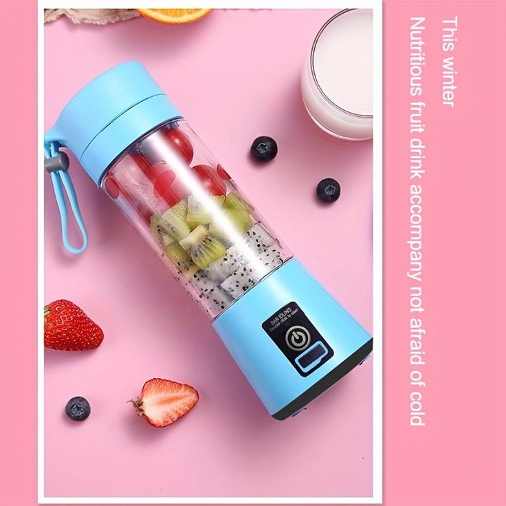 Portable Juice Blender Mixer Fruit Electric Smoothie Maker