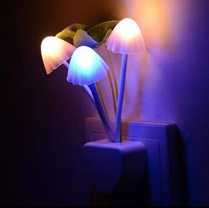 Mushroom night sensor light