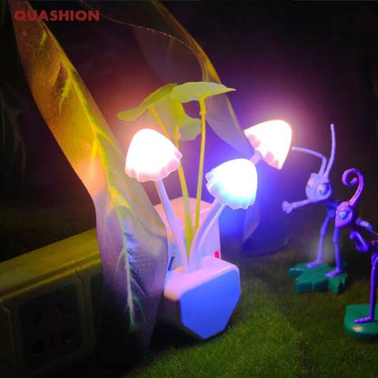 Mushroom night sensor light