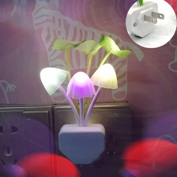 Mushroom night sensor light