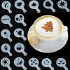 Pack of 16 silicone coffee Art stencil