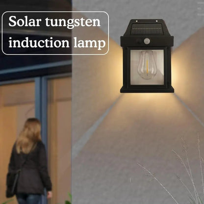 Solar Interaction Wall Lamp With Motion Sensor Security