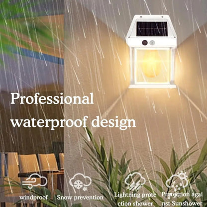 Solar Interaction Wall Lamp With Motion Sensor Security