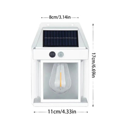 Solar Interaction Wall Lamp With Motion Sensor Security