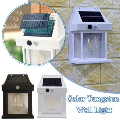 Solar Interaction Wall Lamp With Motion Sensor Security