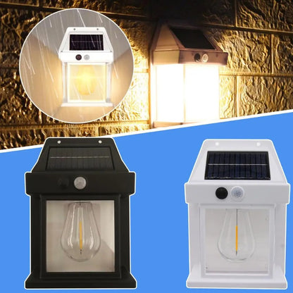 Solar Interaction Wall Lamp With Motion Sensor Security